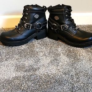Harley Davidson ankle boots.  Woman's 7 1/2